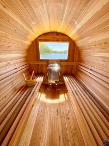 sauna de madera