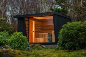 sauna en el bosque